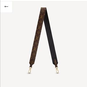 Louis Vuitton bandouliere strap J02288 noir black